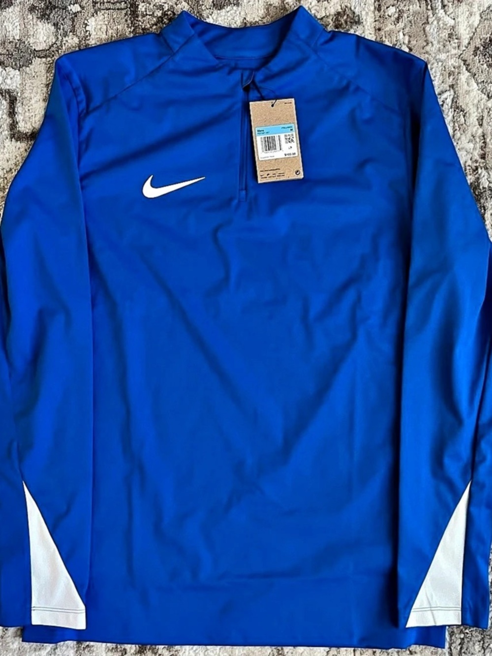 Nike Storm-FIT Strike 24 Drill Top Blue & White Jersey/Jacket Size Medium